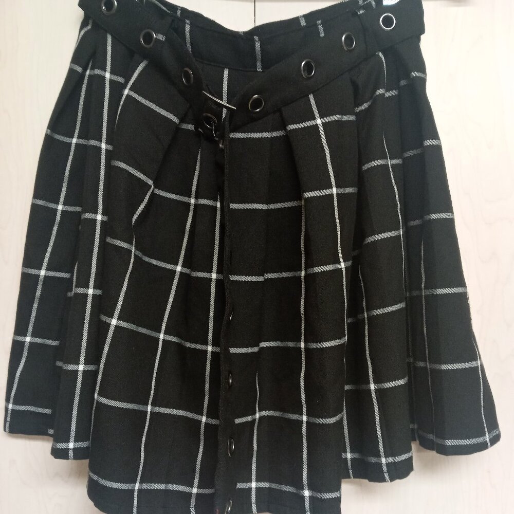 Hot Topic Striped Skirt - Goth